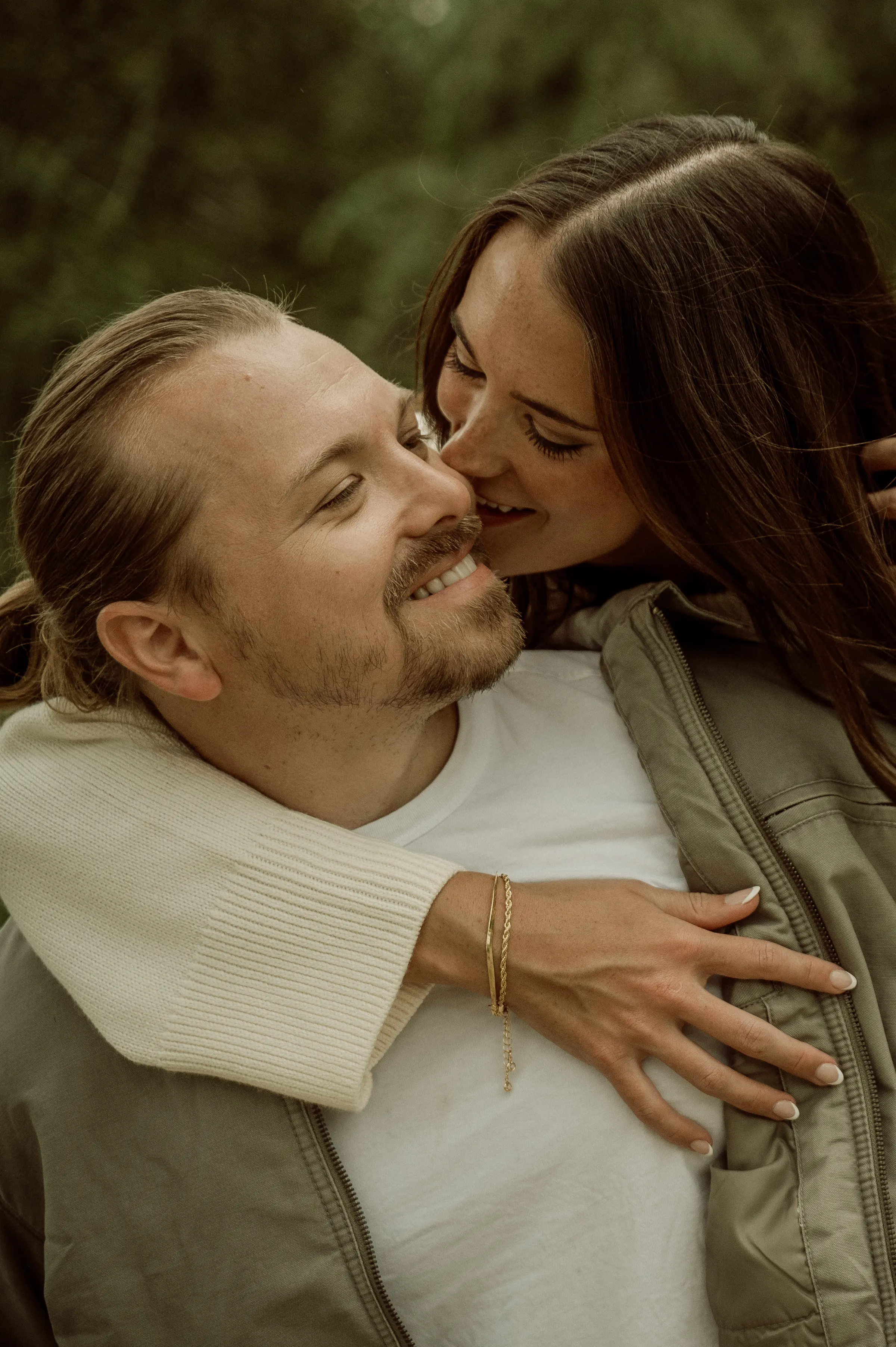 Rachel and Aaron engagement photo 1 of 5 at Clinton Lake, Kansas, May 2025
